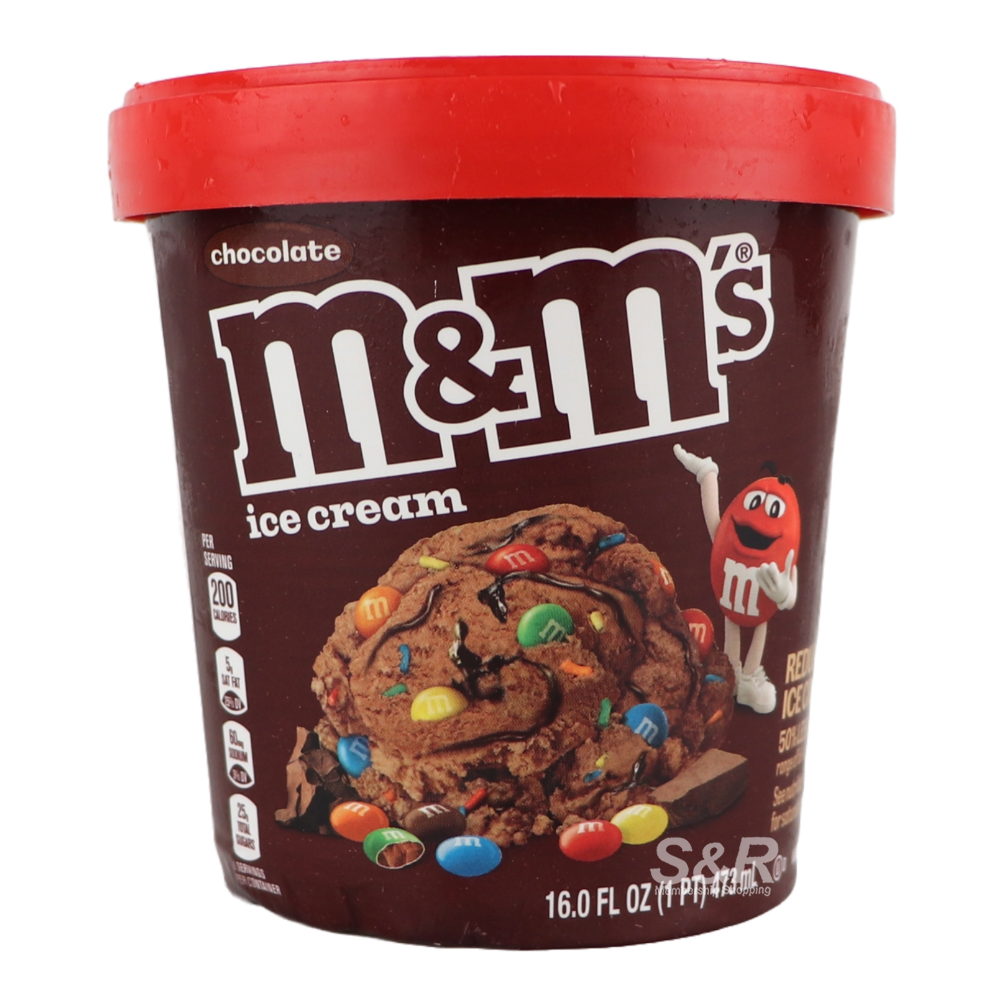 M&M's Chocolate Ice Cream 473mL